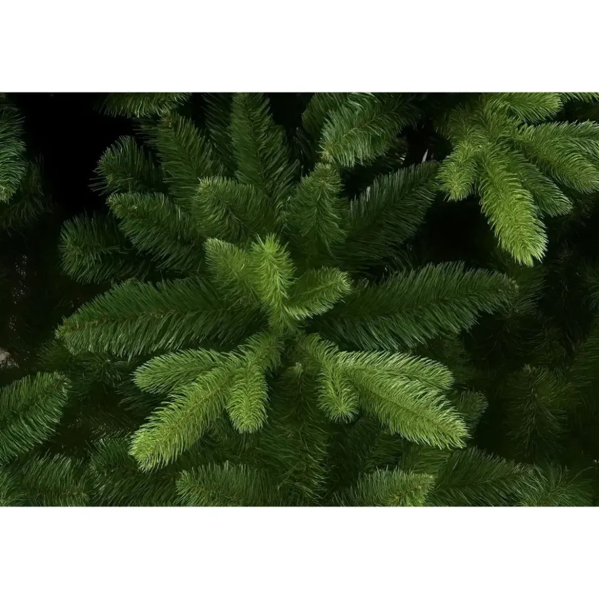Albero di Natale Altezza 210 cm Ø130 cm Verde PE PVC Rami Realistici