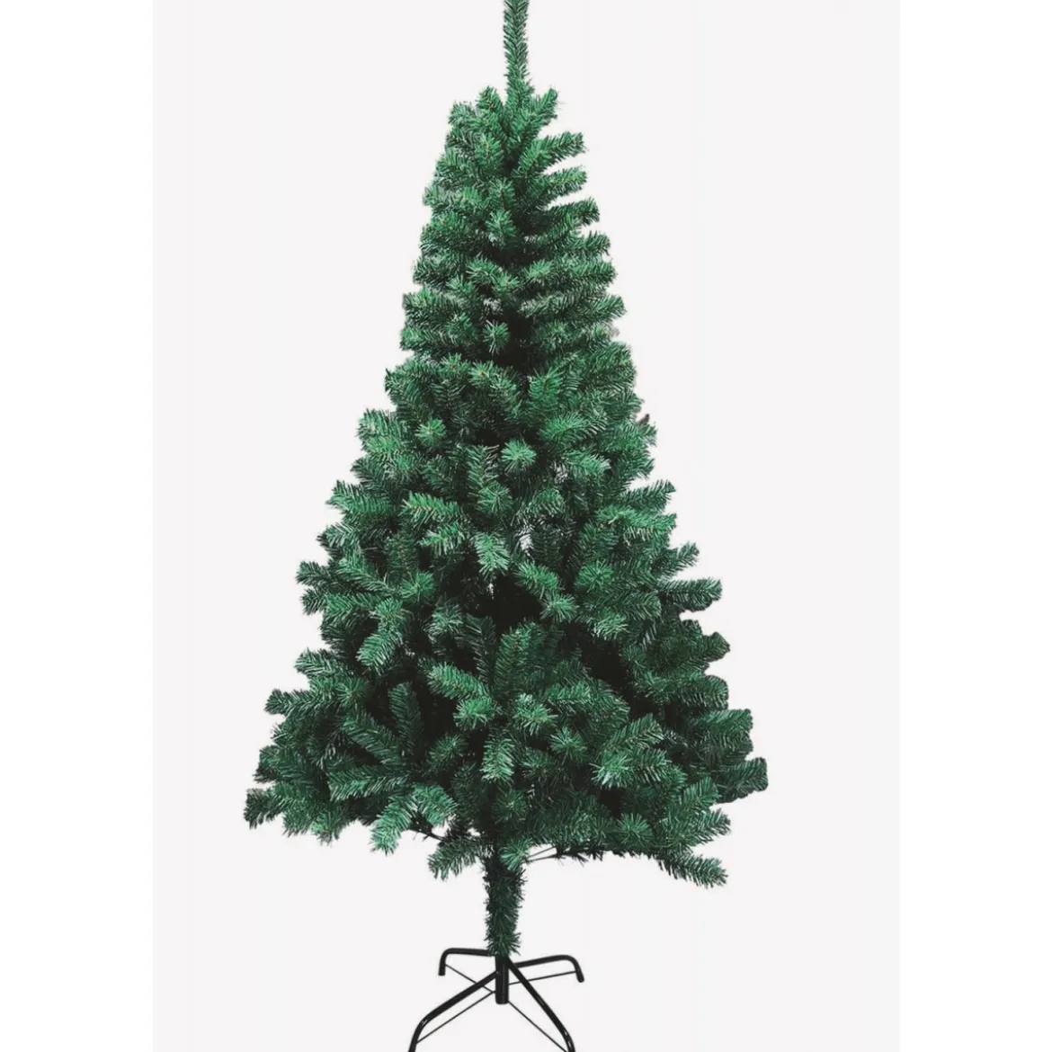 Albero di Natale 180 cm in PVC con Rami Folti Abete Realistico da Montare