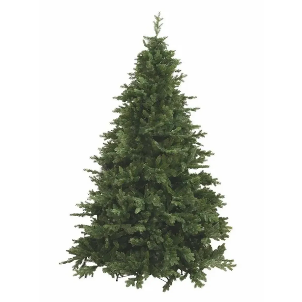 Albero di Natale 210 cm in PVC con Rami Folto e Realistico da Montare