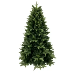 Albero di Natale Effetto Realistico Verde Altezza 180 cm in PVC PE