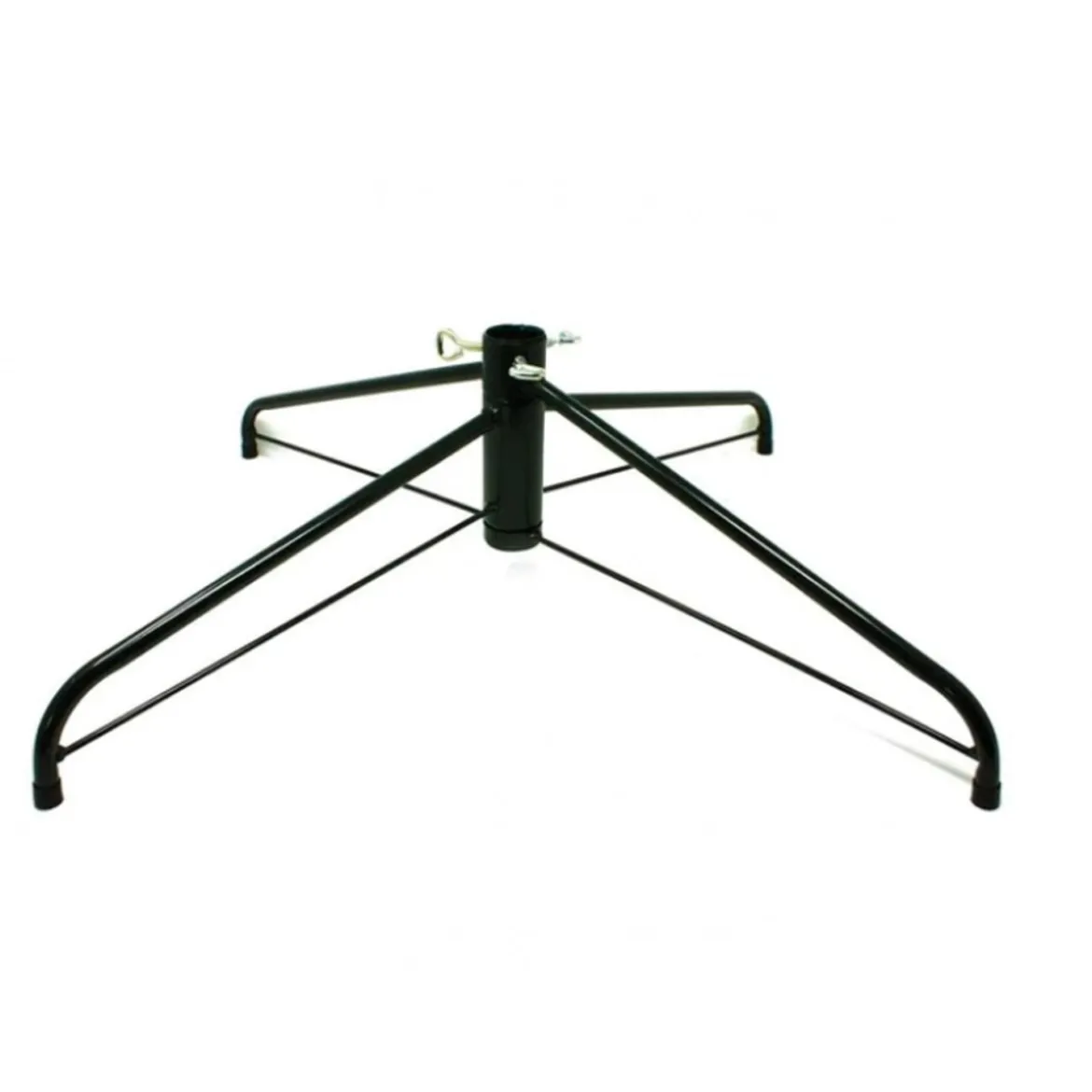 Albero di Natale Folto in PVC Verde 210 cm Realistico con Base a Croce