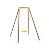 Altalena in Metallo 1 Seggiolino Posto Gioco da Bambino Giardino