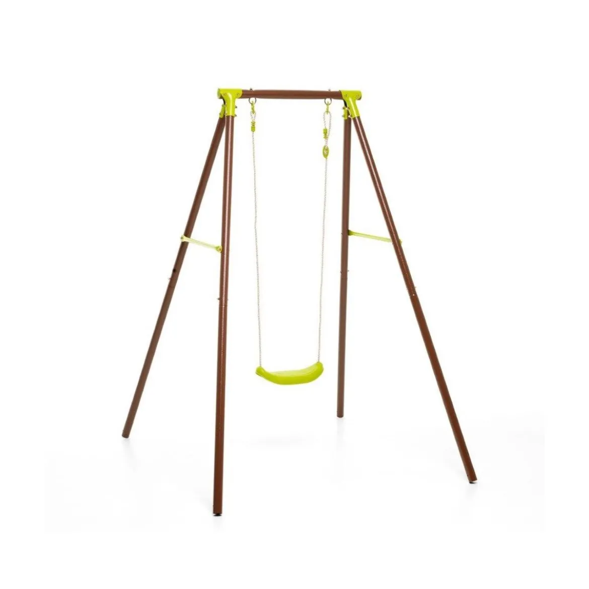 Altalena in Metallo 1 Seggiolino Posto Gioco da Bambino Giardino