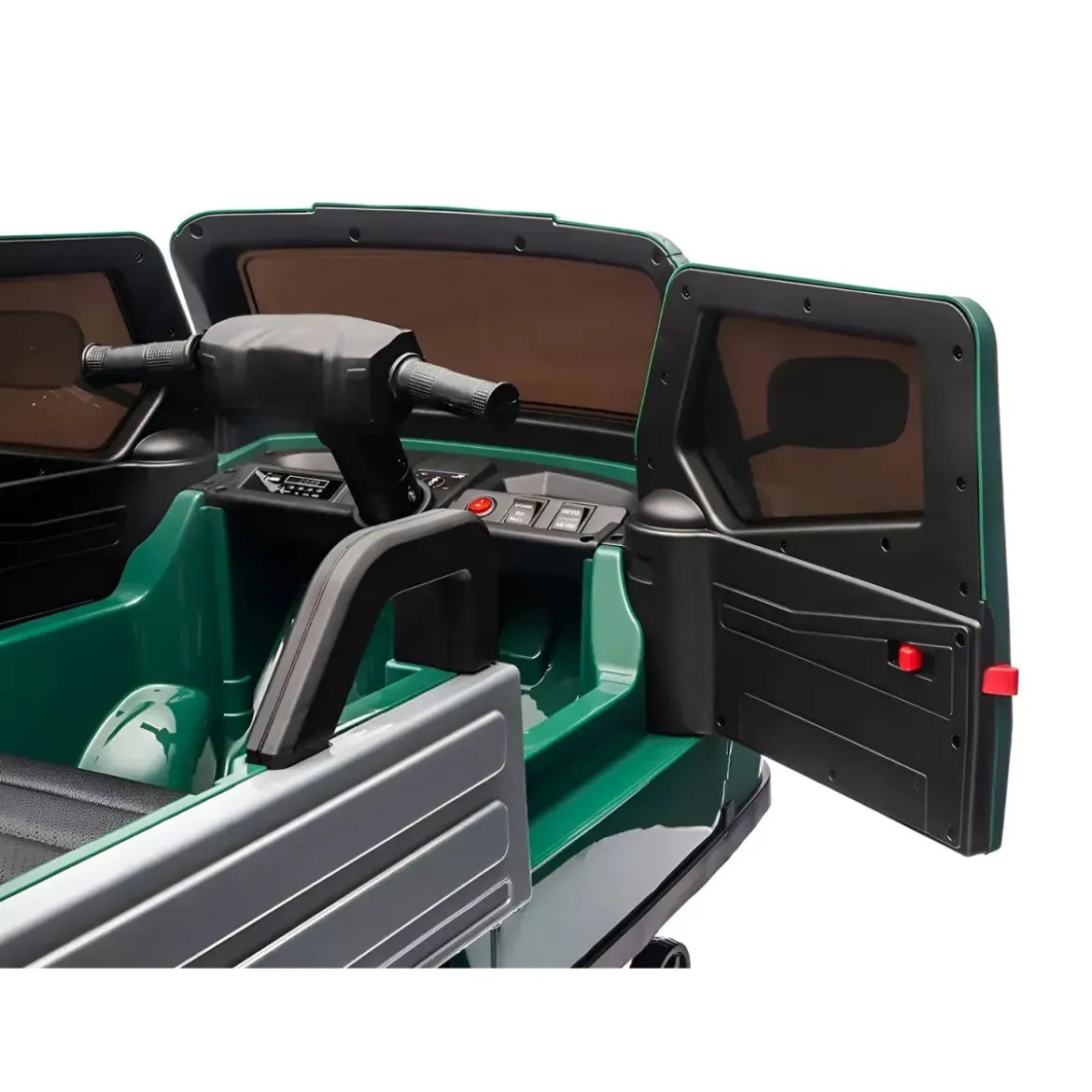 Ape Car Piaggio Elettrica per Bambini Verde con Ruote EVA e Telecomando