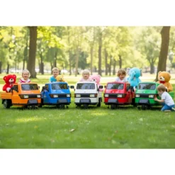 Ape Car Piaggio Elettrica per Bambini Verde con Ruote EVA e Telecomando