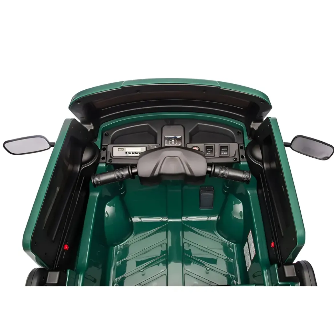 Ape Car Piaggio Elettrica per Bambini Verde con Ruote EVA e Telecomando