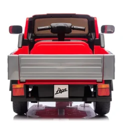 Ape Car Piaggio Elettrica per Bambini Rosso con Ruote EVA e Telecomando