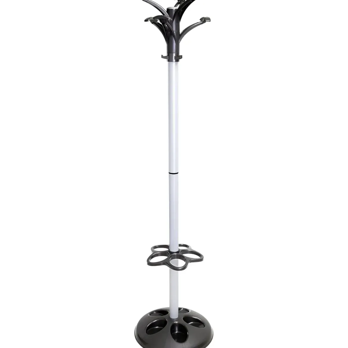 Appendiabiti da Terra con Portaombrelli Ingresso h170 cm Antracite