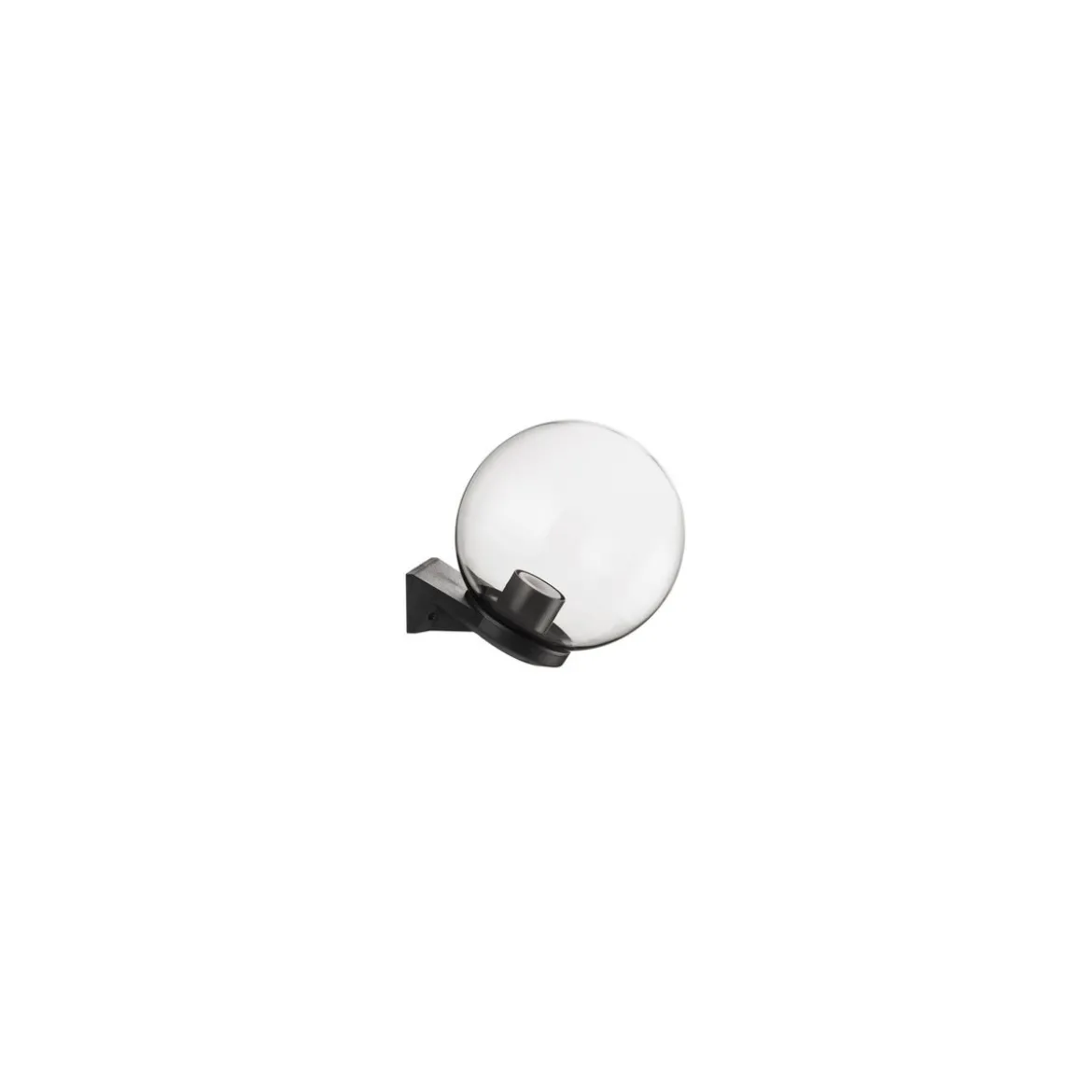 2 Applique a Sfera da Muro da Esterno Trasparente
