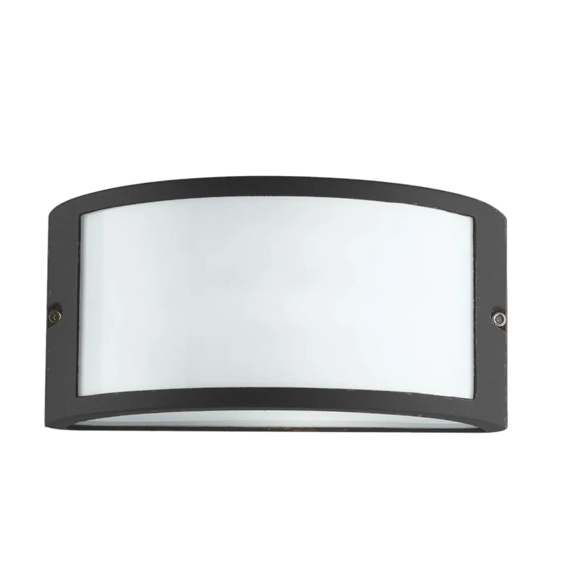 Applique da Esterno in Alluminio Nero Faretto Luce Intec per Giardino