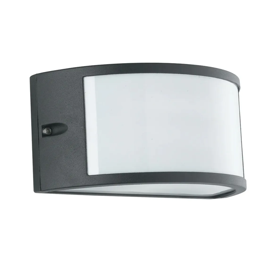 Applique da Esterno in Alluminio Nero Faretto Luce Intec per Giardino