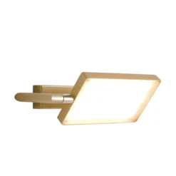Applique Oro da Interno Regolabile a LED Lampada Orientabile a Muro Intec