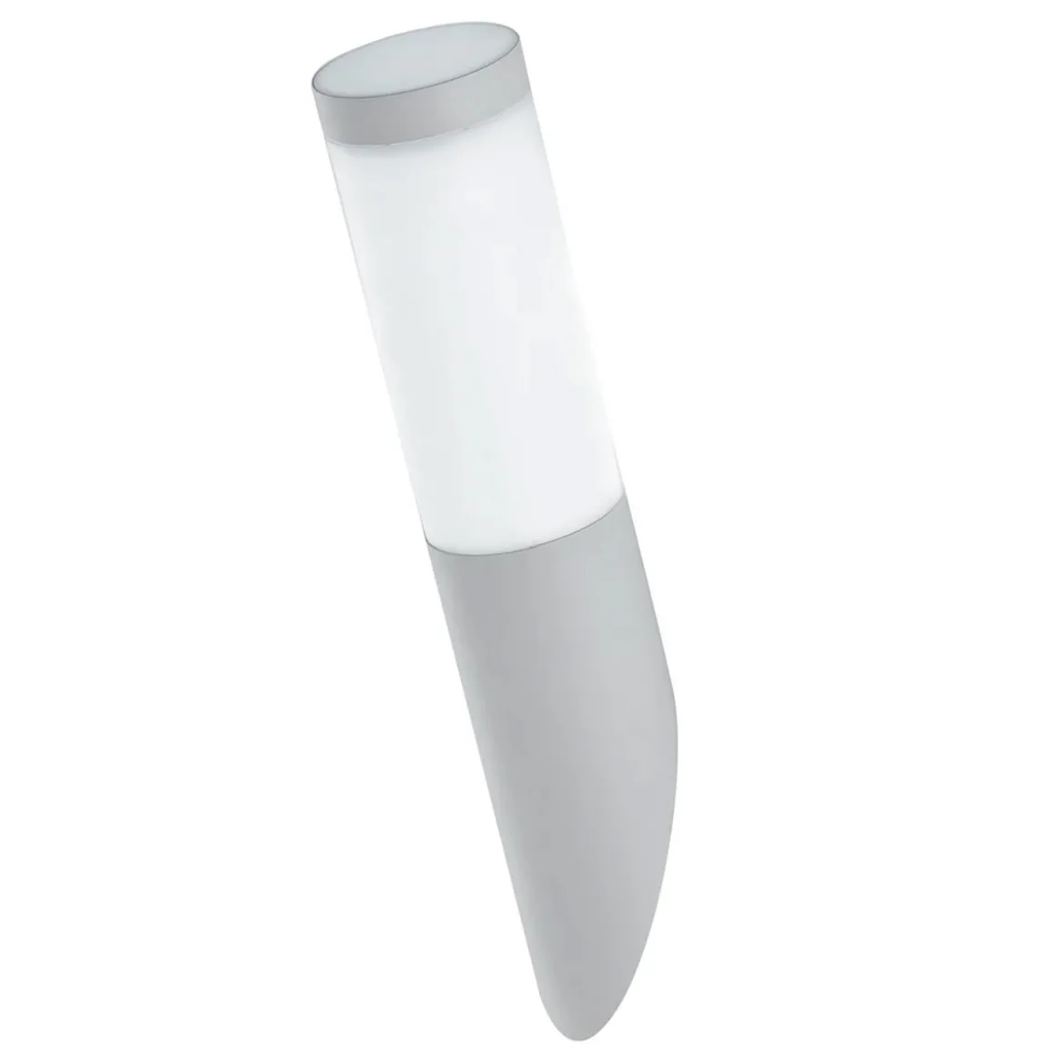 Applique Paletto a Parete in Acciaio Inox Bianco da Esterno Punto Luce