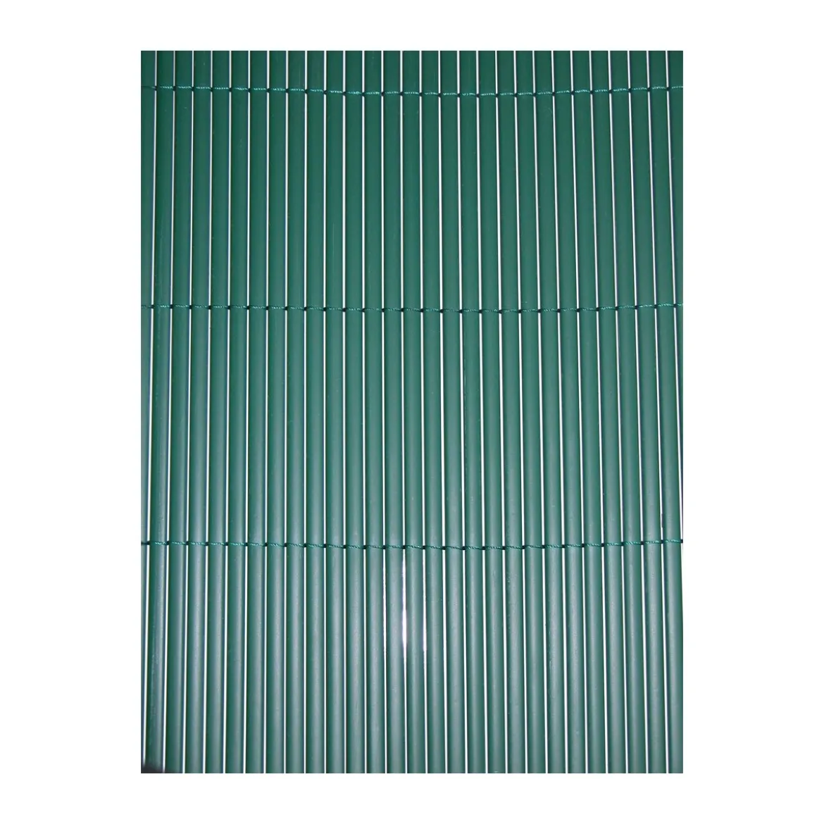 2 Arella Doppia in Bamboo PVC Recinzione 3x1 Ombreggiante Verde Beige Plastica