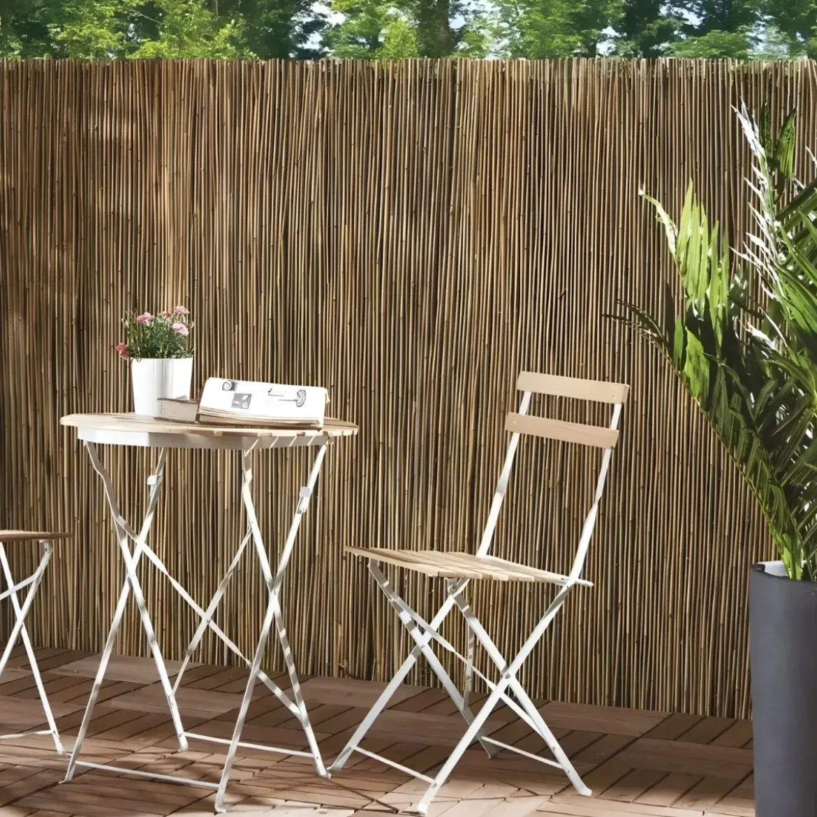 Arella in Bamboo Naturale 300x150 cm per Giardino e Terrazzo