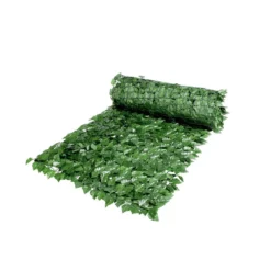 Arella Siepe Finta 1x3 Foglie Edera Sempreverde Giardino Balcone Sintetica Rete