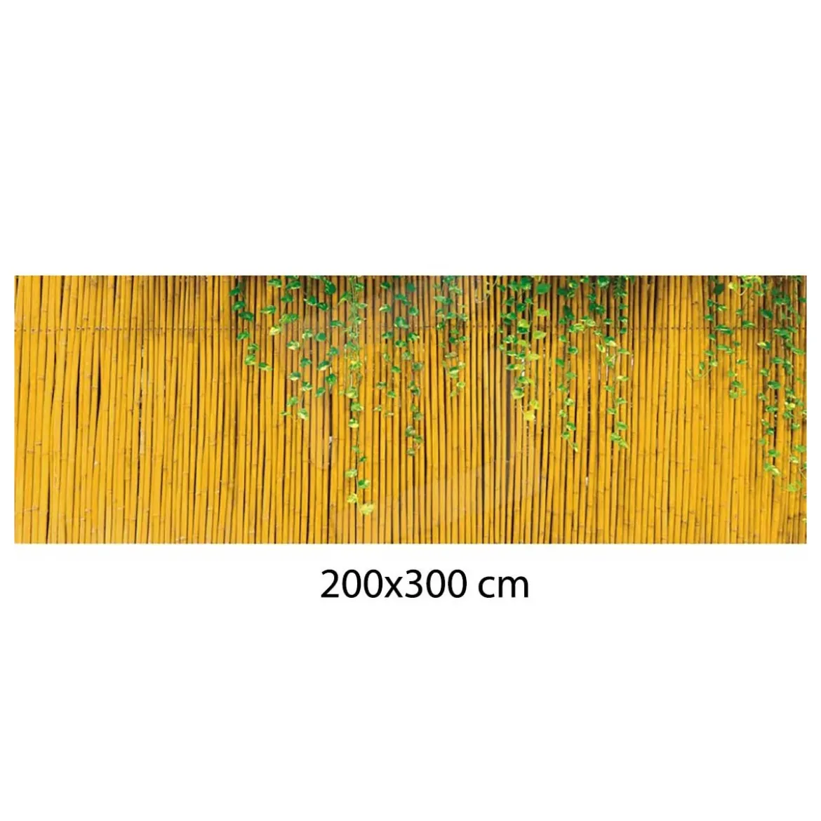 Arella 200x300 in Cannucce di Bambu Frangivista Recinzione per Cancello