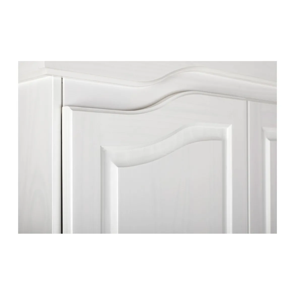 Armadio a 4 Ante Bianco Legno Appendiabiti Mobile Camera Letto Cabina Guardaroba
