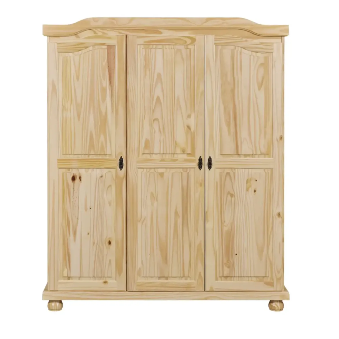 Armadio a 3 Ante in Legno Appendiabiti Mobile Camera da Letto Cabina Guardaroba