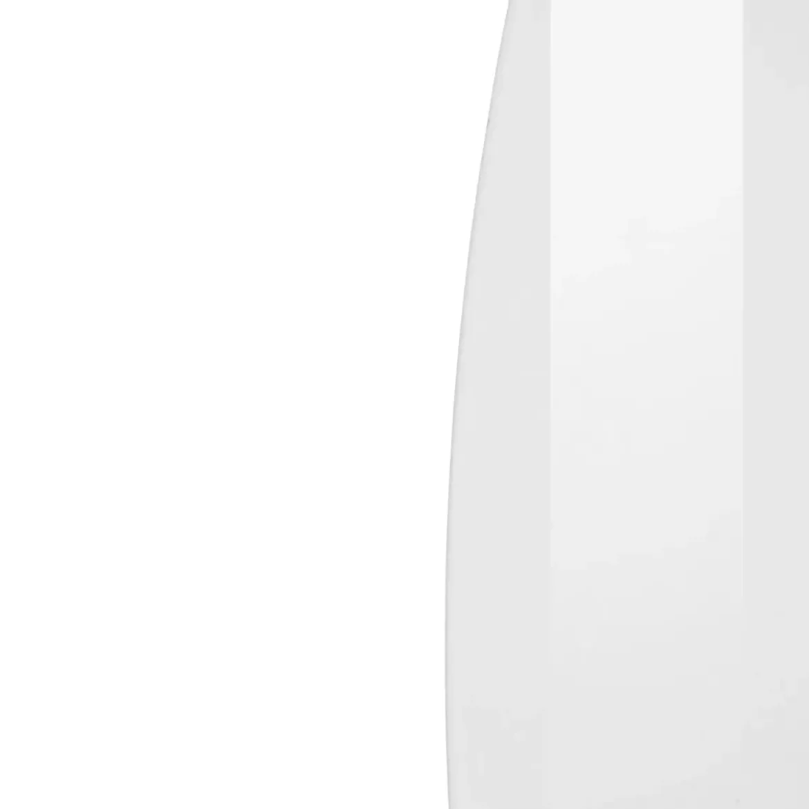 Armadio 1 Anta 190 Mobile con Mensole Design Originale Bianco per Ingresso