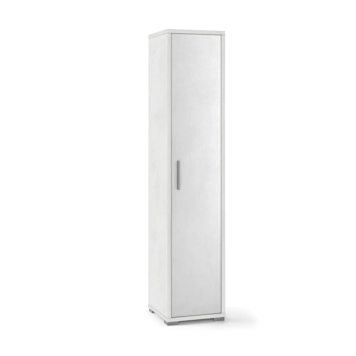 Armadio 1 Anta 180 Ossido Multiuso Ufficio Ingresso Mobile con Ripiani da Bagno