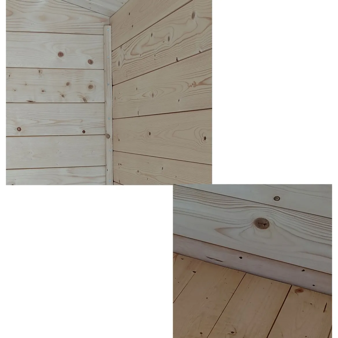 Armadio Casetta in Legno con Pavimento Ripostiglio Attrezzi da Giardino Balcone