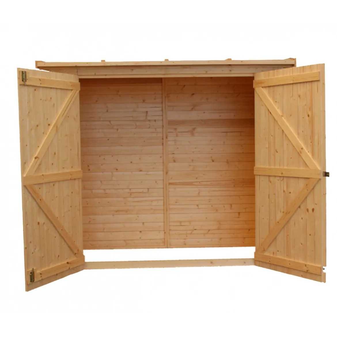 Armadio in Legno Casetta da Esterno Giardino Addossata a Pannelli 17mm