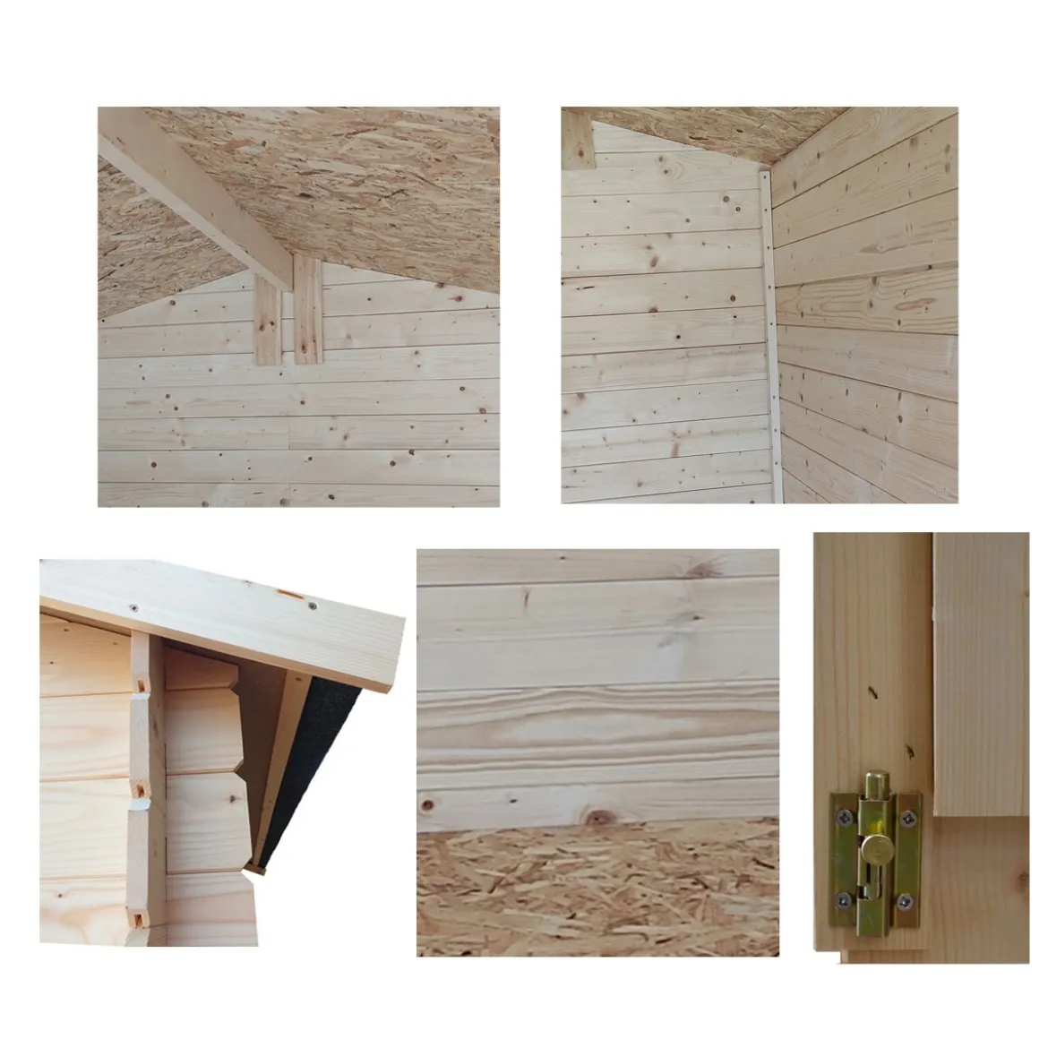 Armadio in Legno Pavimento Casetta Ripostiglio Attrezzi Giardino Esterno Balcone