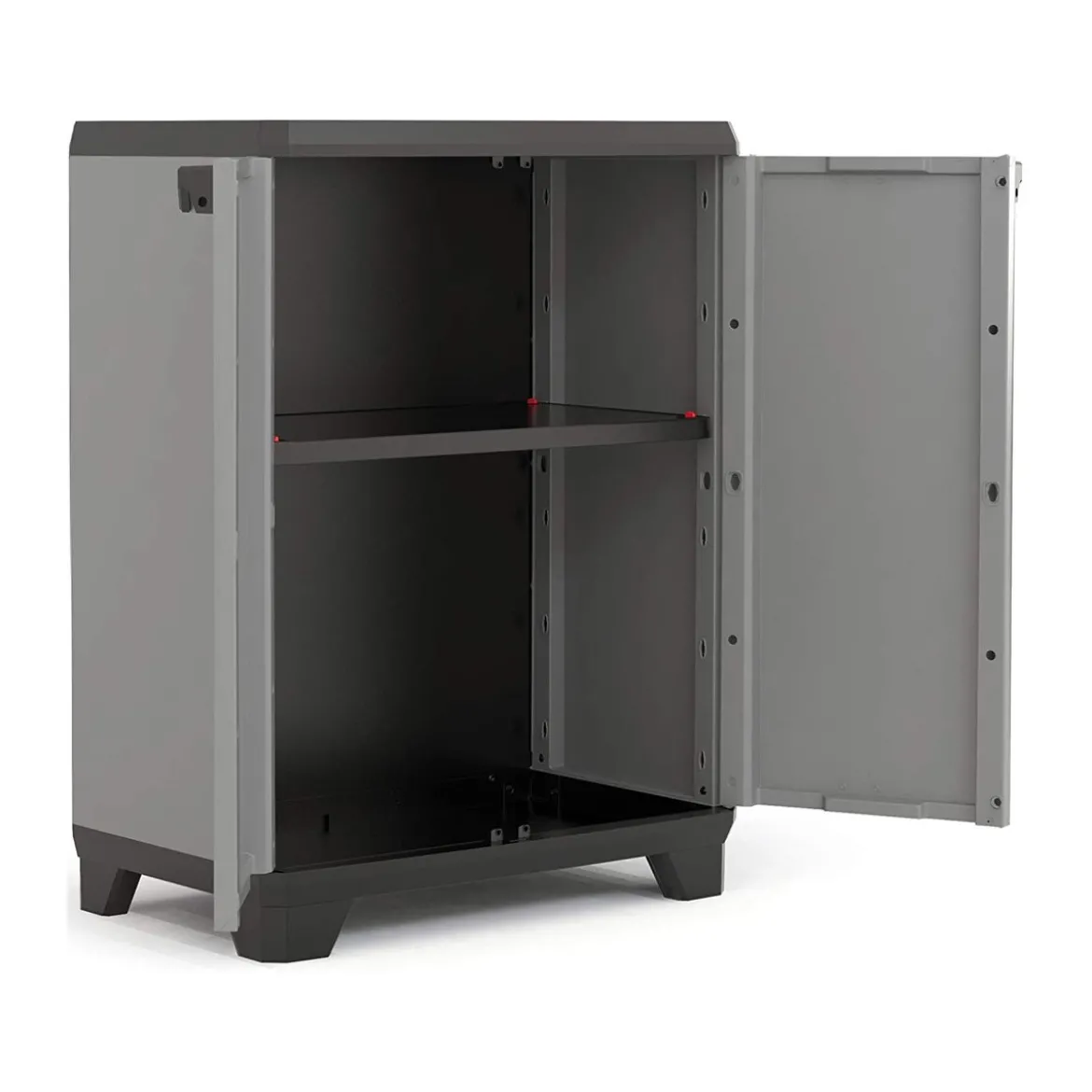 Armadio Keter Basso Garage 2 Ante 90 cm Balcone da Esterno Veranda Multifunzione