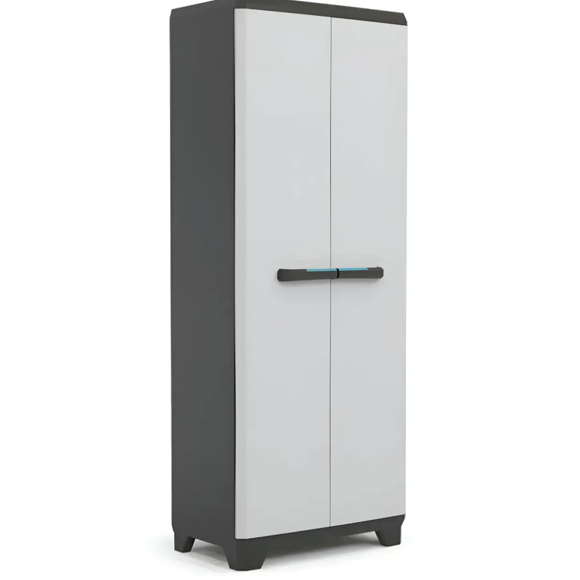 Armadio Keter Linear Resina 3 Piani Regolabili Esterno 68x39x173 cm Grigio