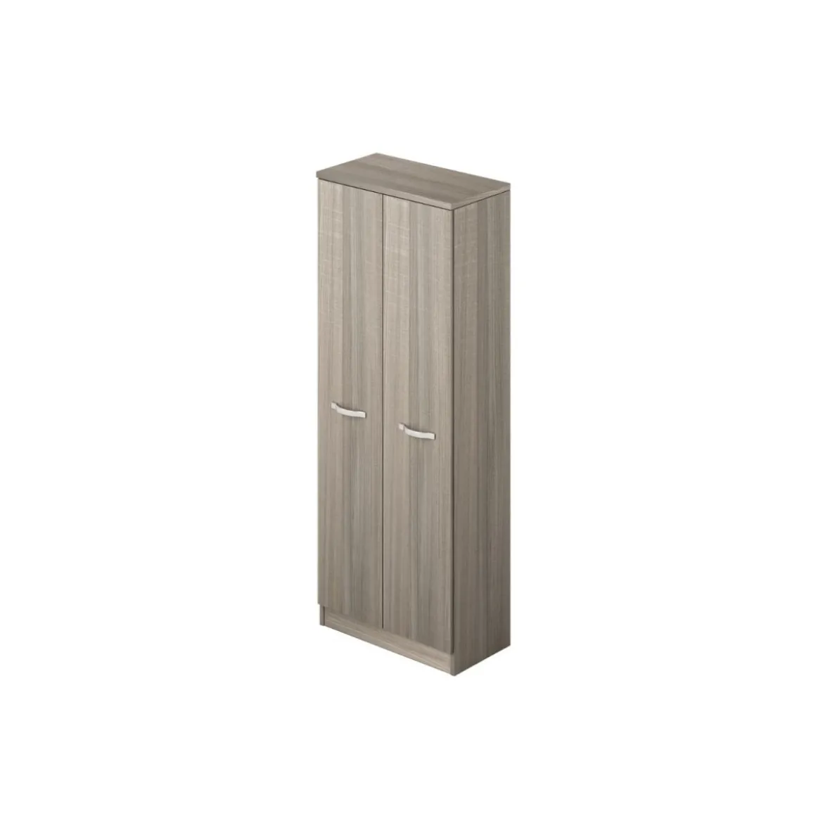 Armadio Multiuso con Ripiani Portascope in Legno 180 cm Olmo