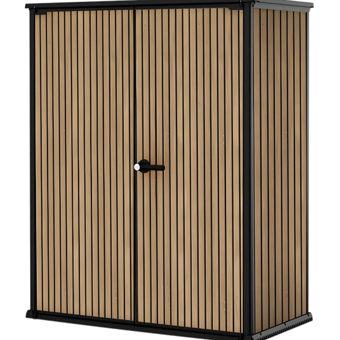 Armadio Porta Attrezzi Keter 1400L Doghe Effetto Legno da Esterno