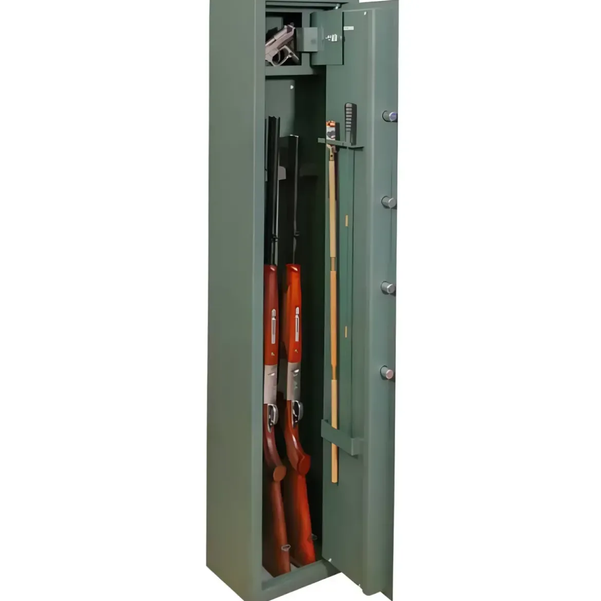 Armadio Portafucili Blindato Acciaio 5 Posti con Combinazione Digitale
