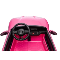 Auto Elettrica Bambini Maserati Folgore 2 Posti 12V Rosa Doppio Motore