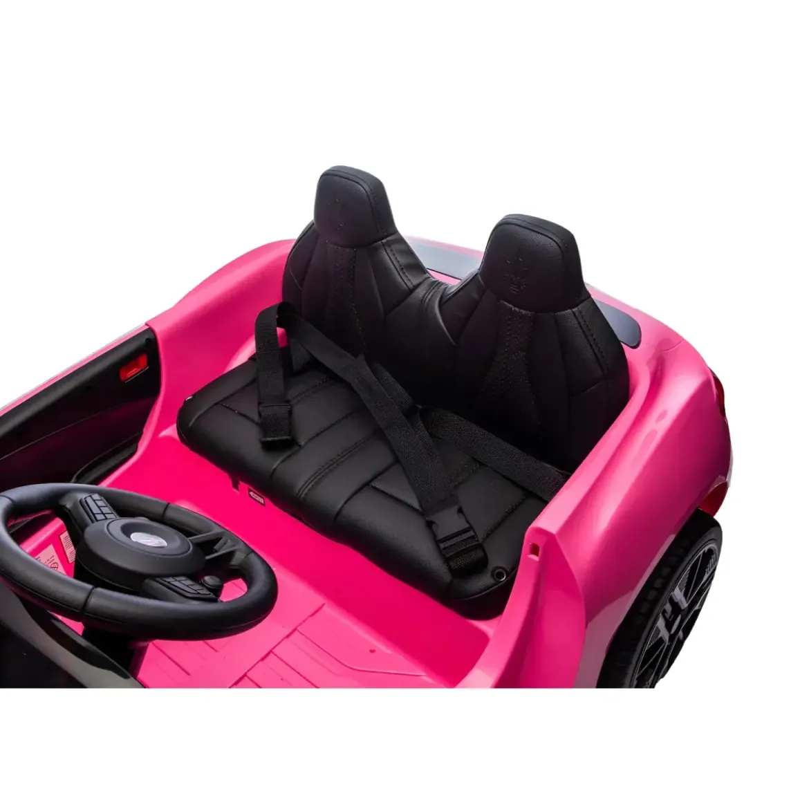 Auto Elettrica Bambini Maserati Folgore 2 Posti 12V Rosa Doppio Motore