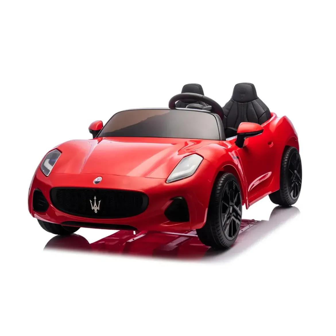 Auto Elettrica Bambini Maserati Folgore 2 Posti 12V Rosso 2 Motori