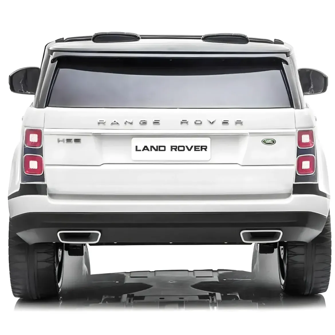 Auto Elettrica Bambini 12V Range Rover Bianco Telecomando Sospensioni