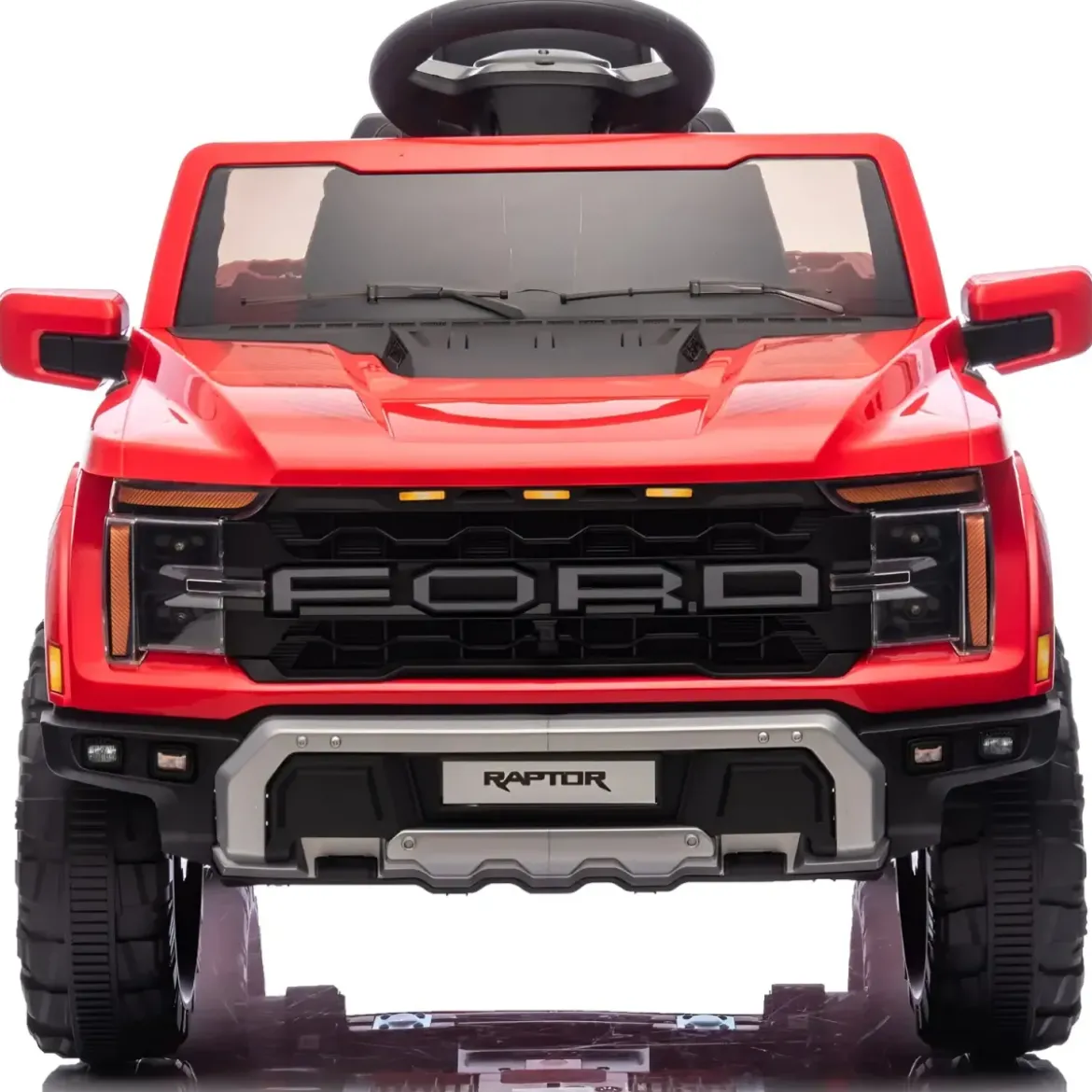 Auto Elettrica per Bambini Ford Raptor 12V Rosso Telecomando LED