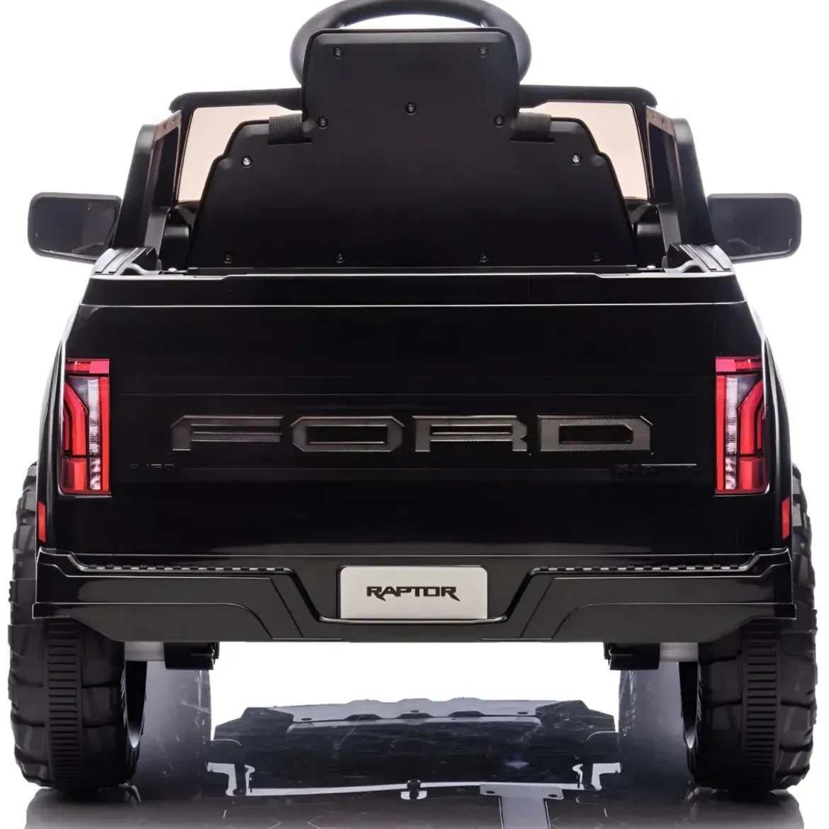 Auto Elettrica per Bambini Ford Raptor 12V Nero Telecomando LED