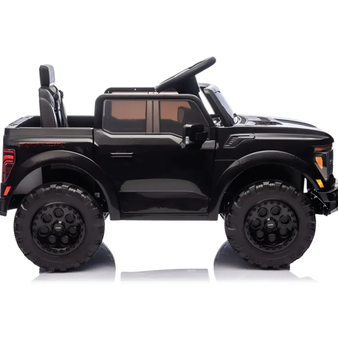 Auto Elettrica per Bambini Ford Raptor 12V Nero Telecomando LED