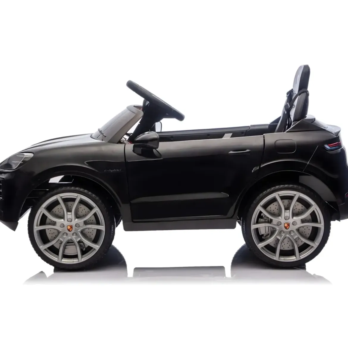 Auto Elettrica per Bambini Porsche Cayenne 12V Nero con Telecomando