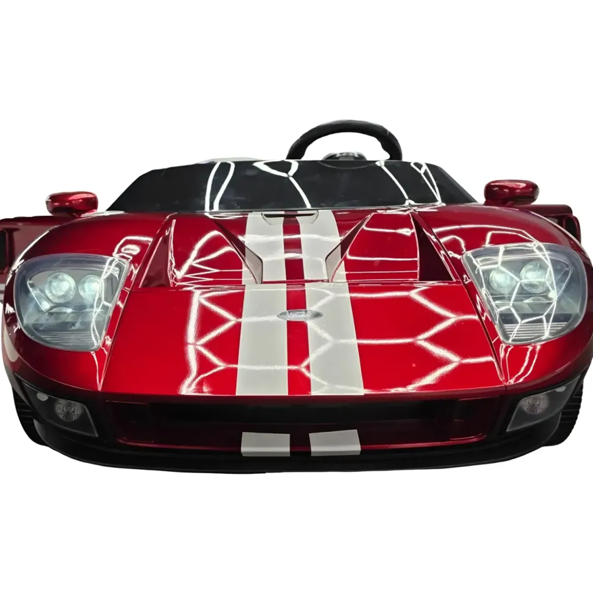 Auto Elettrica per Bambini 24V Ford GT 2 Posti Rosso Metallizzato