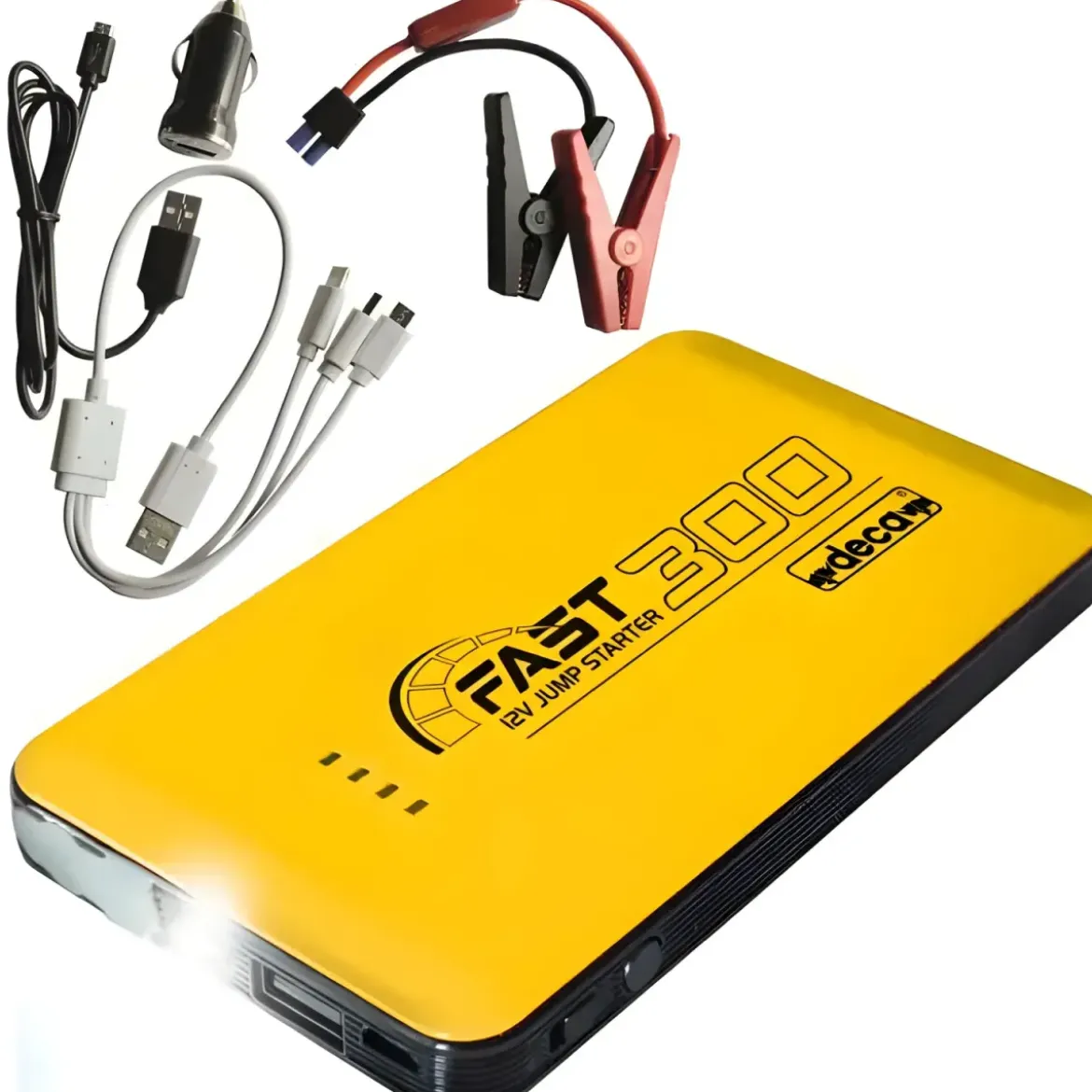 Avviatore Portatile 12V 4K 900 con Power Bank e Luce LED Integrata