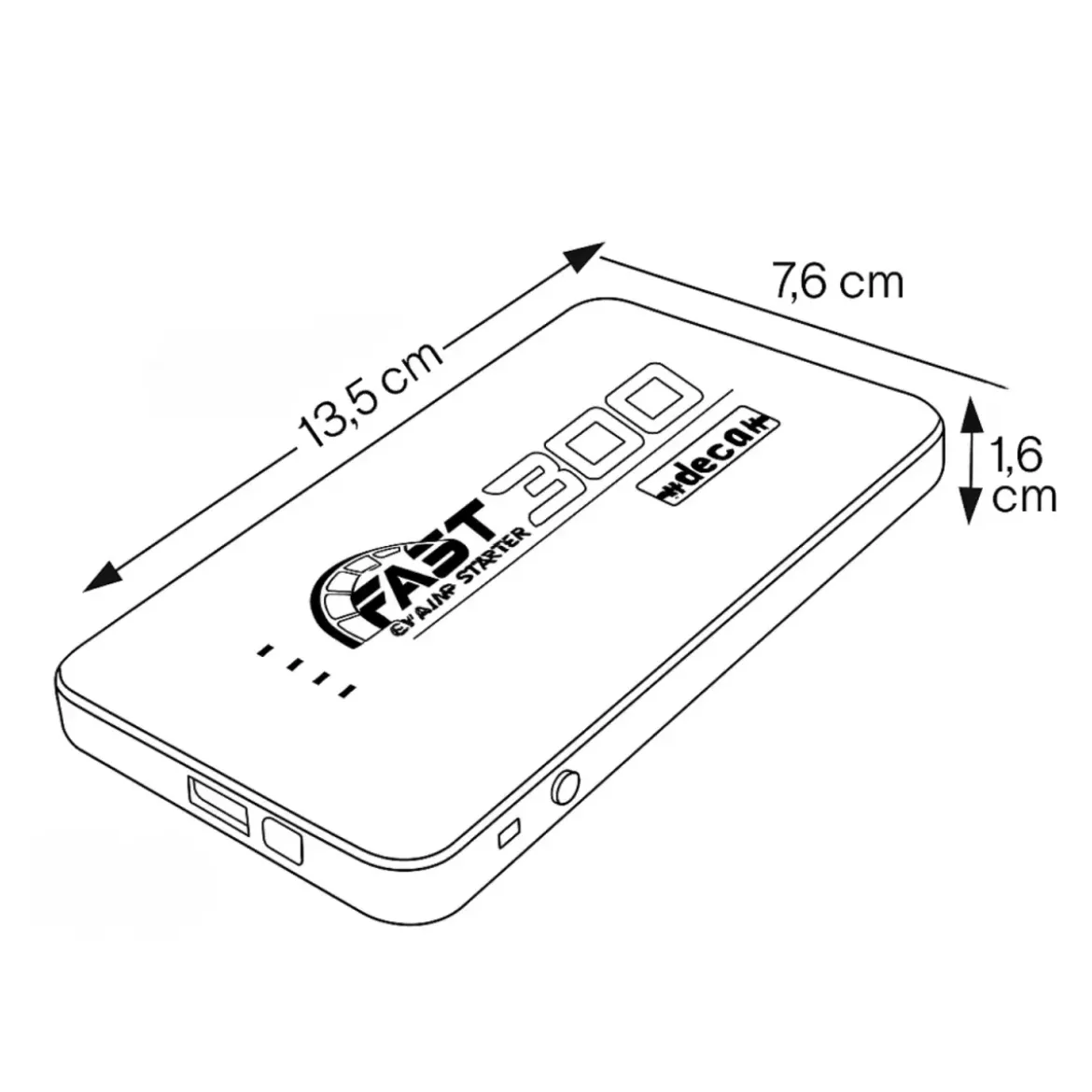 Avviatore Portatile 12V 4K 900 con Power Bank e Luce LED Integrata