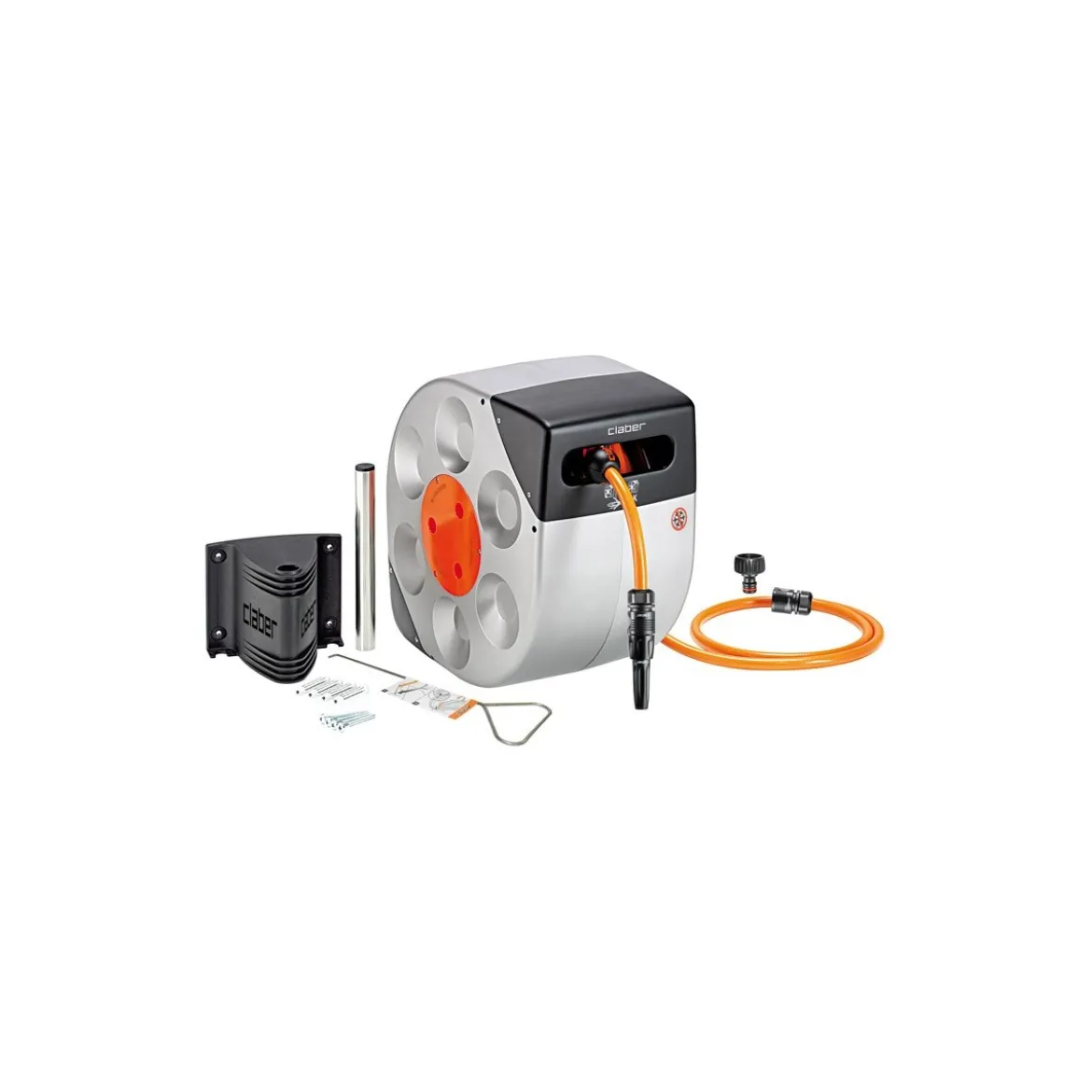 Avvolgitubo Automatico 20 a Muro da Parete Porta Tubo Acqua Giardino Innaffiare