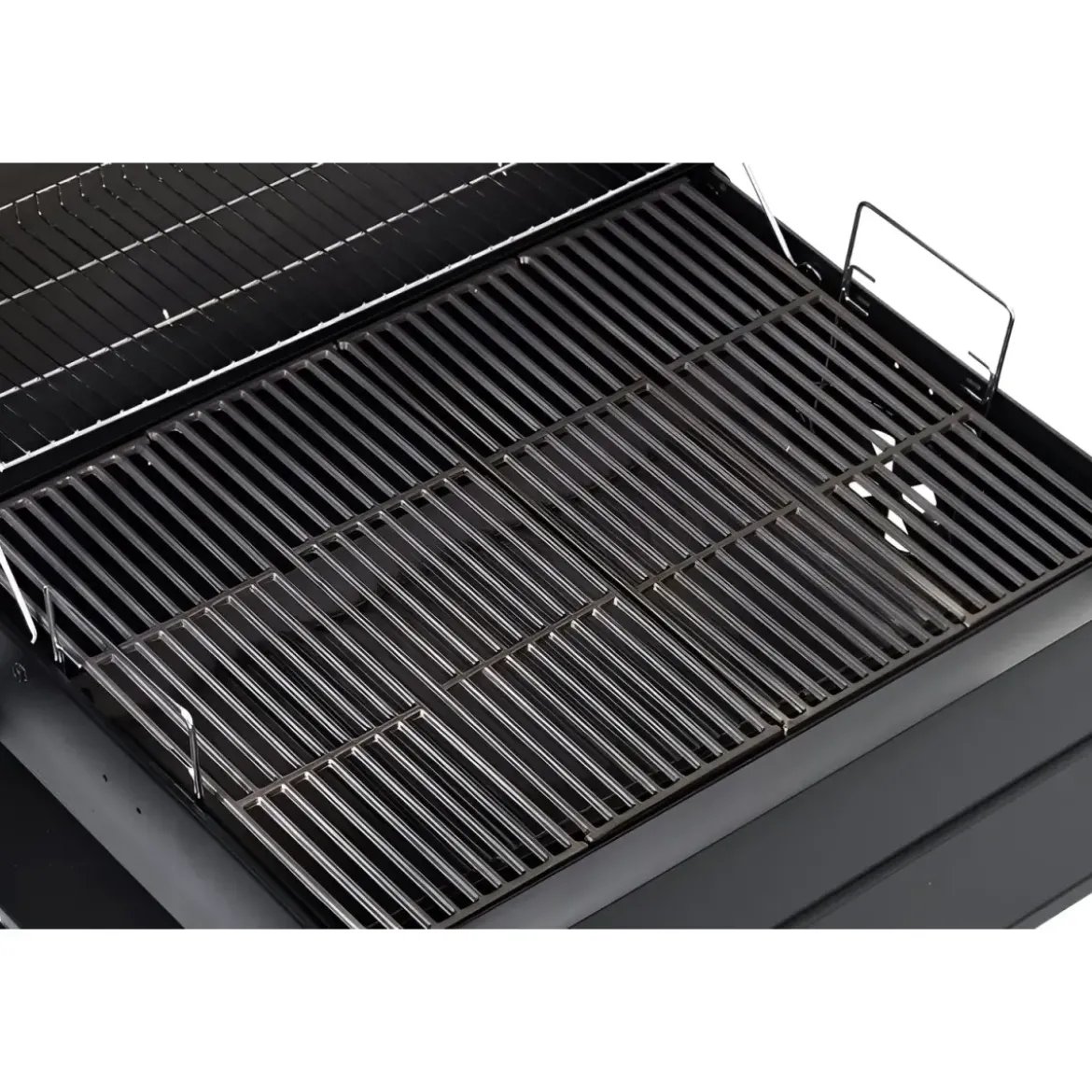 Barbecue a Carbonella Carbone Portatile Legna BBQ con Coperchio Griglia Ghisa
