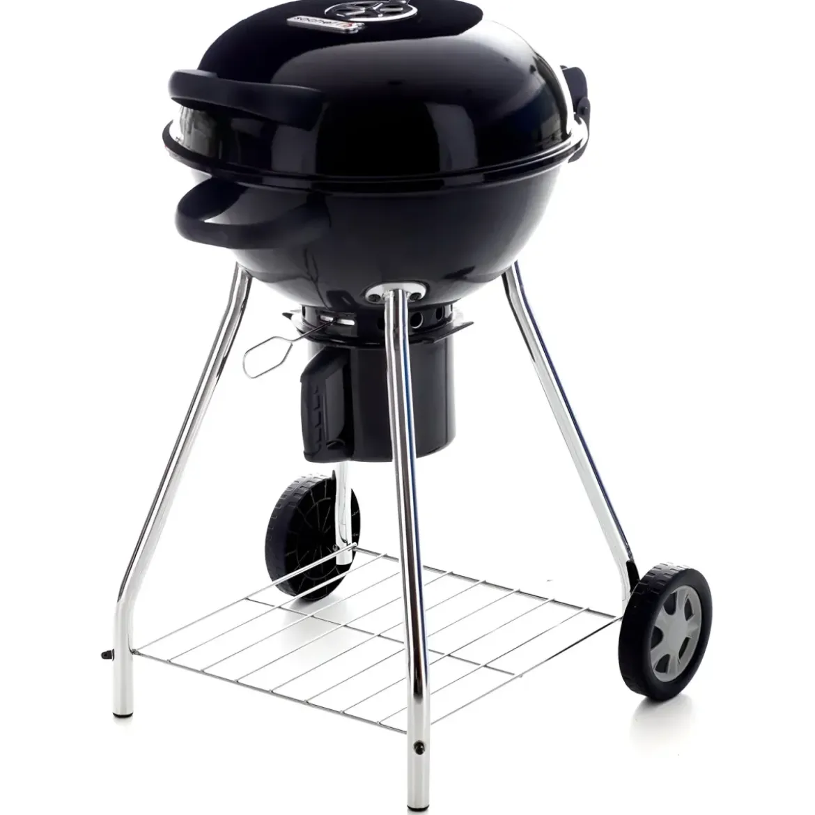 Barbecue a Carbone Rotondo Pupo Diam 47 Griglia Acciaio inox Grigliata 56x60xh82