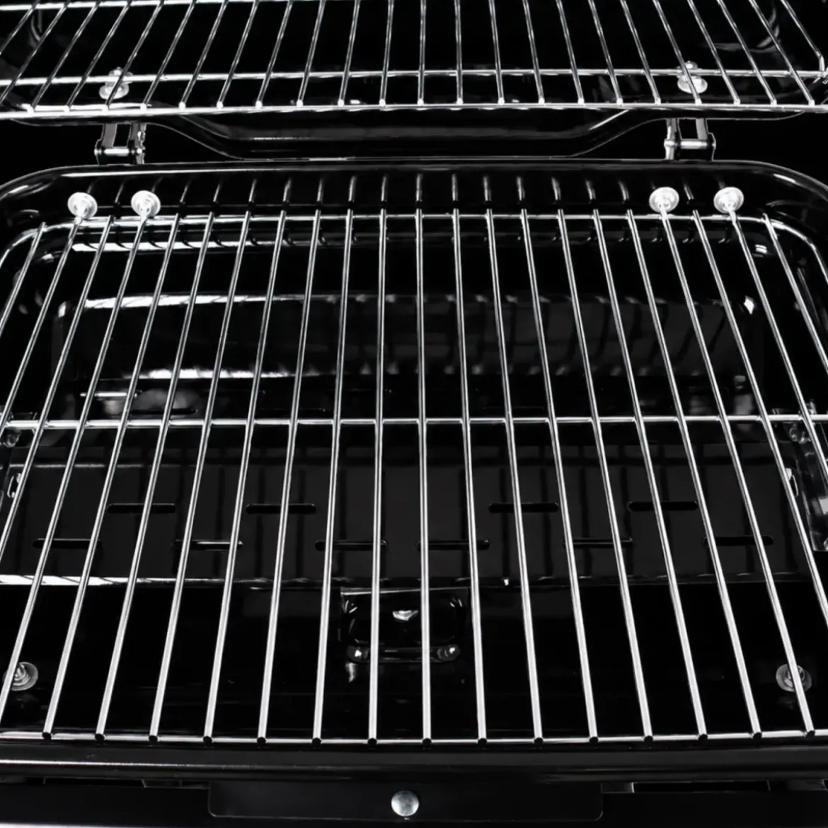 Barbecue a Gas 2 Bruciatori da Giardino 7,5 kW con Ripiano Ruote