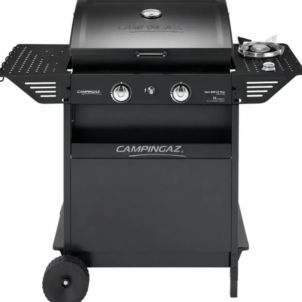 Barbecue a Gas Campignaz Pietra Lavica 8,2+2,1 kW Fornello Laterale