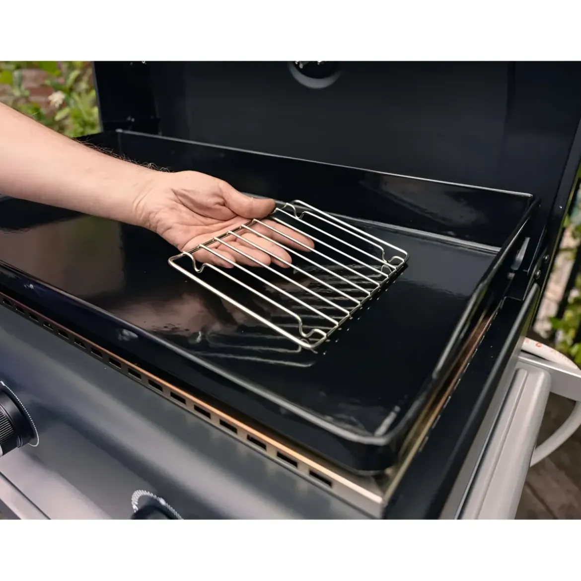 Barbecue a Gas Campignaz Plancha 3 Fuochi 76x56x31 cm Piastra Ghisa